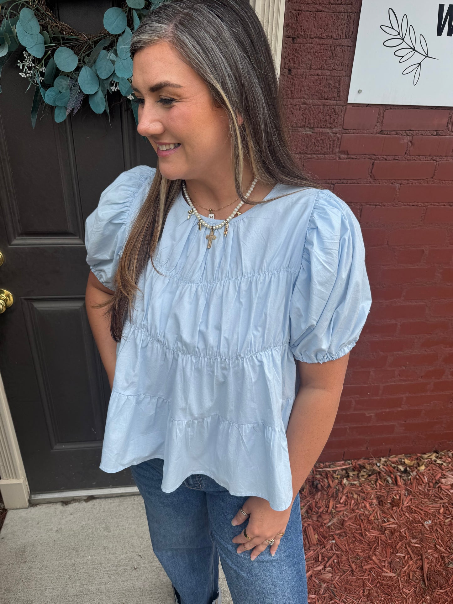 Peach Skies Top