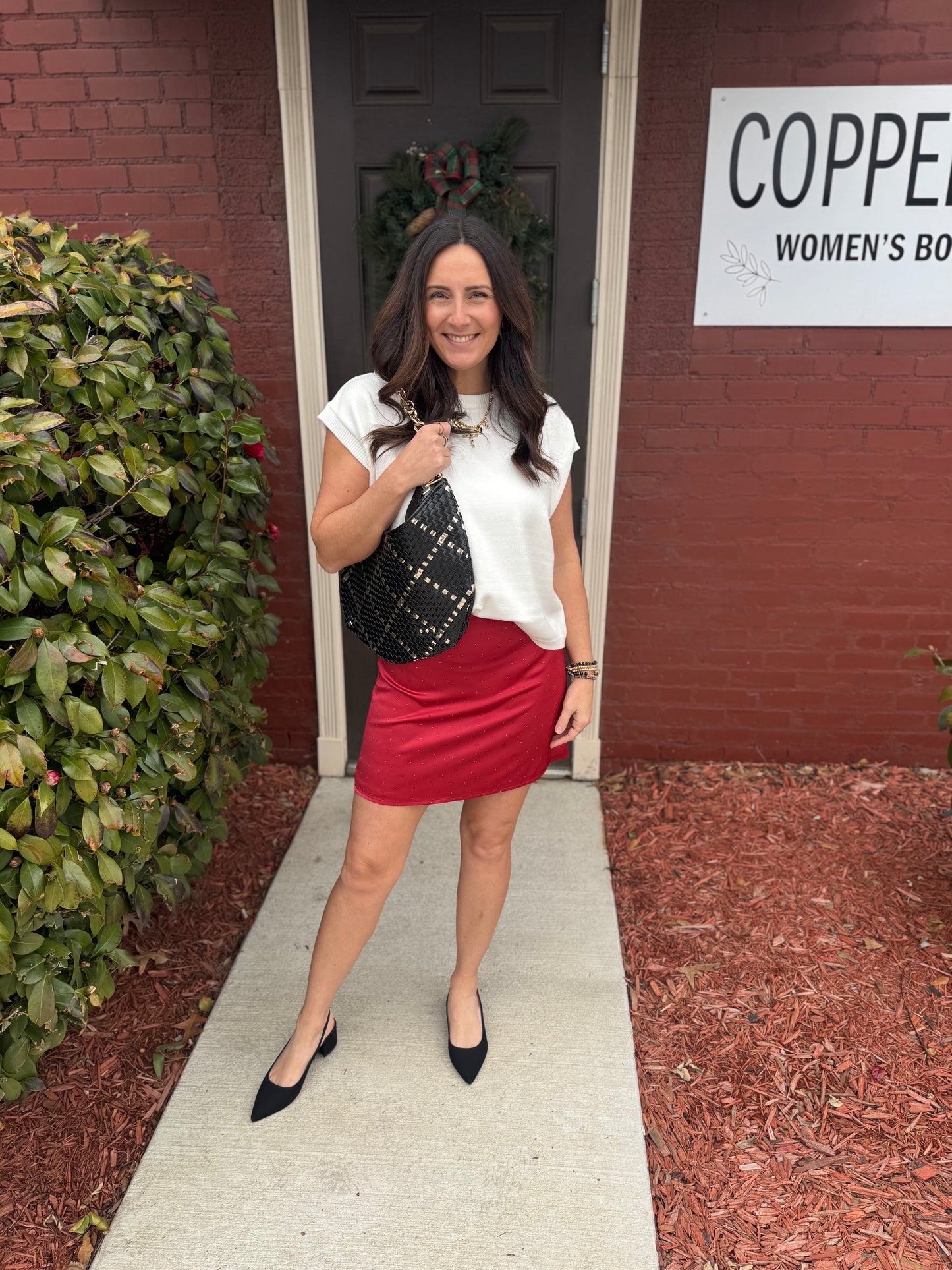 Rouge Mini Skirt
