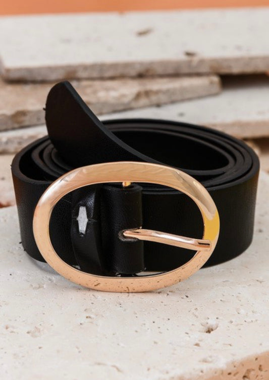 Classic Oval Buckle Belt