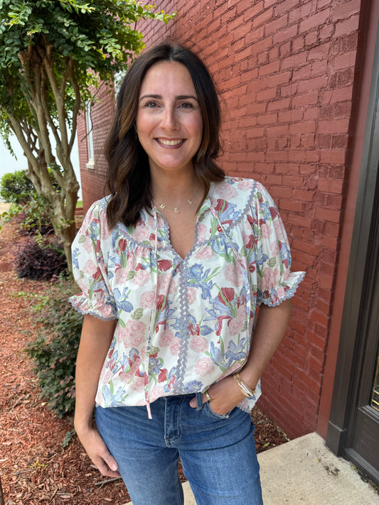 Roma Ric-Rac Blouse