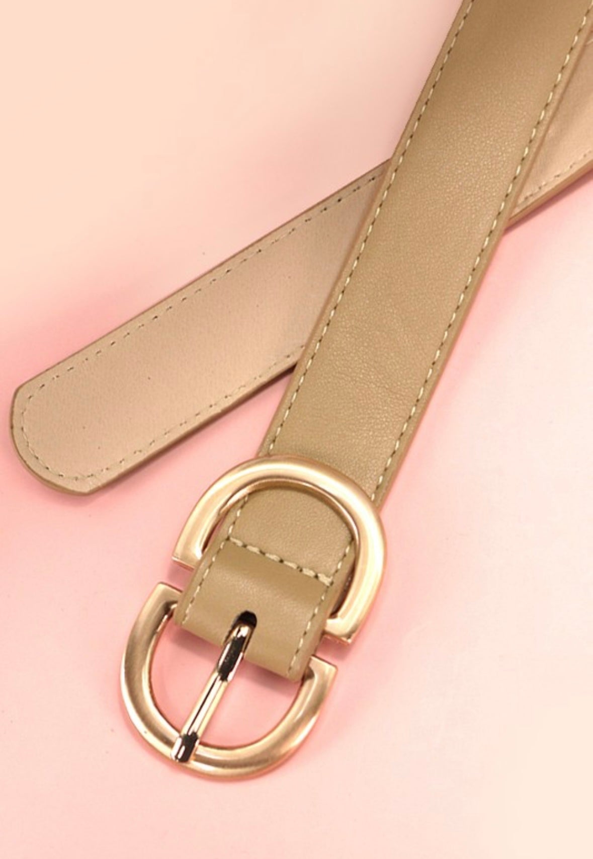 Faux Leather Belt