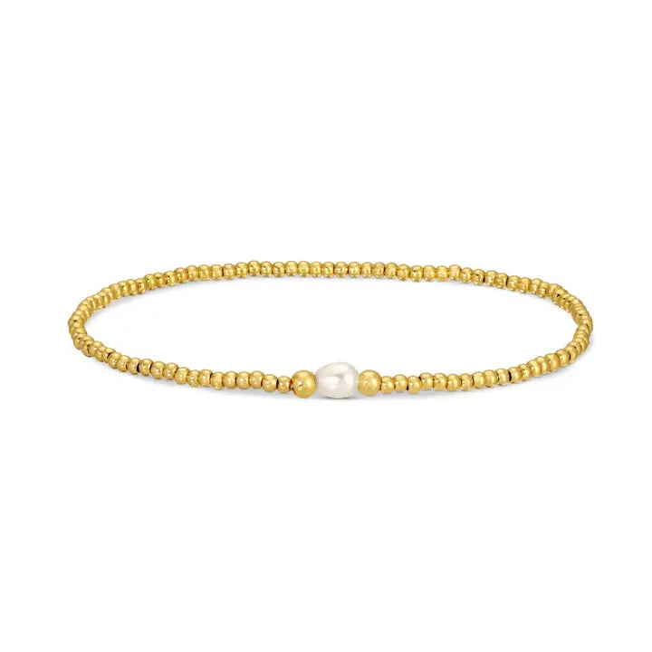 2mm Delicate Pearl Bracelet