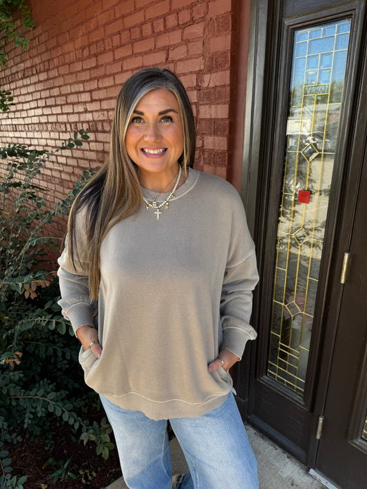 Hi Low Hem Pullover