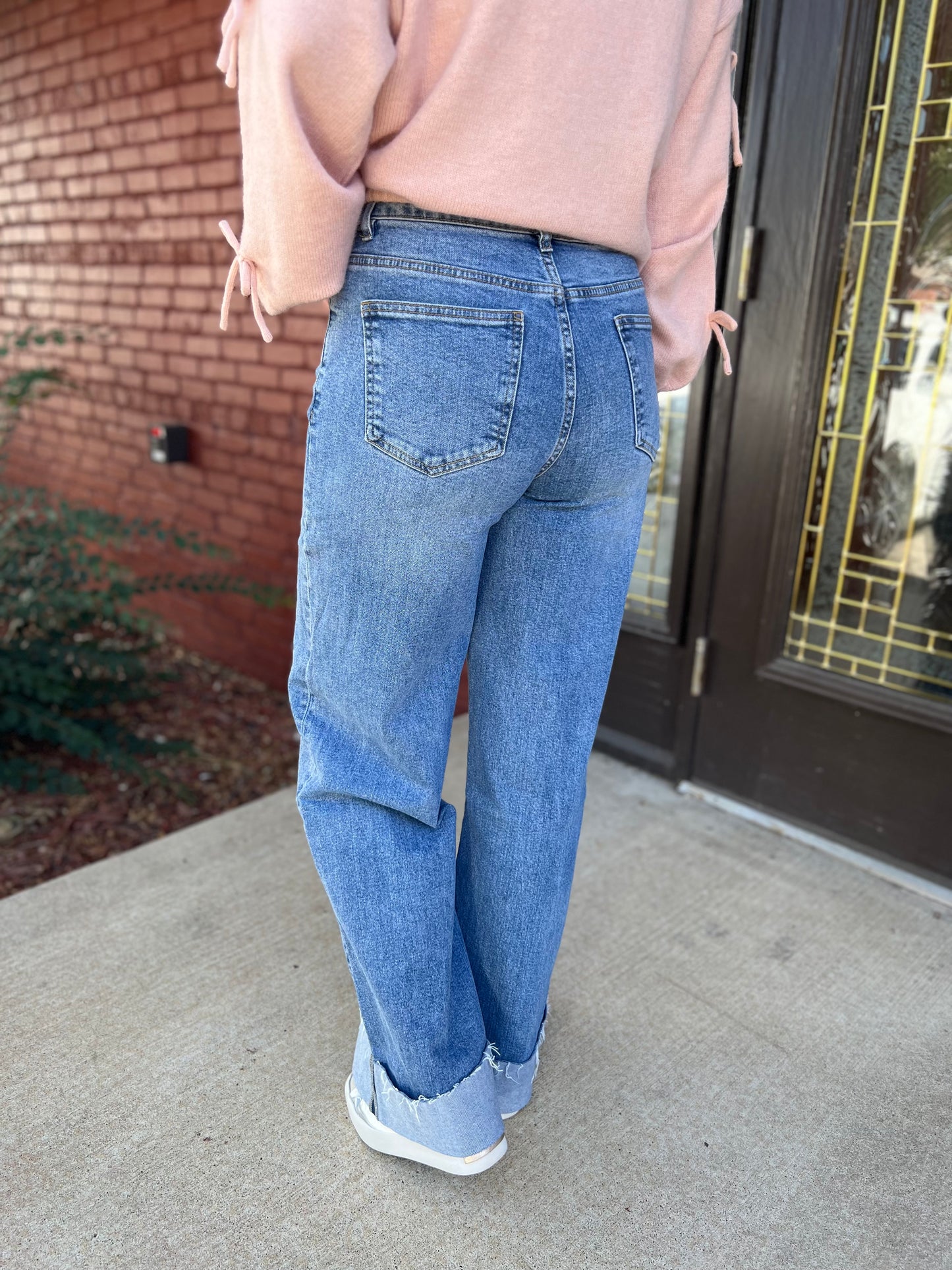 Indigo Cuffed Jeans