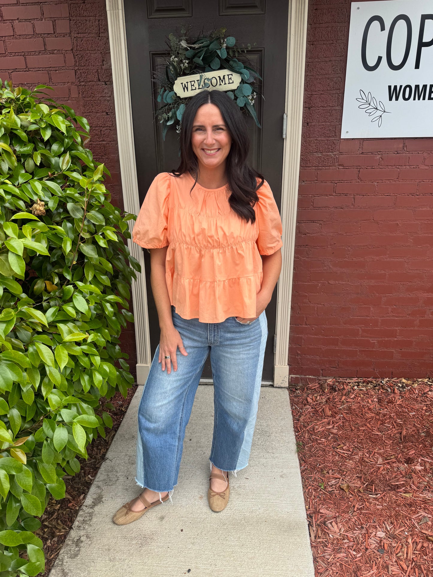 Peach Skies Top