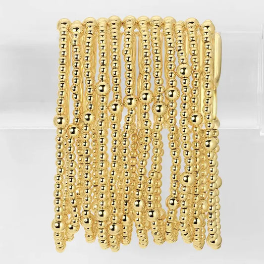 3mm Bead w/ 5mm Accent Bracelet