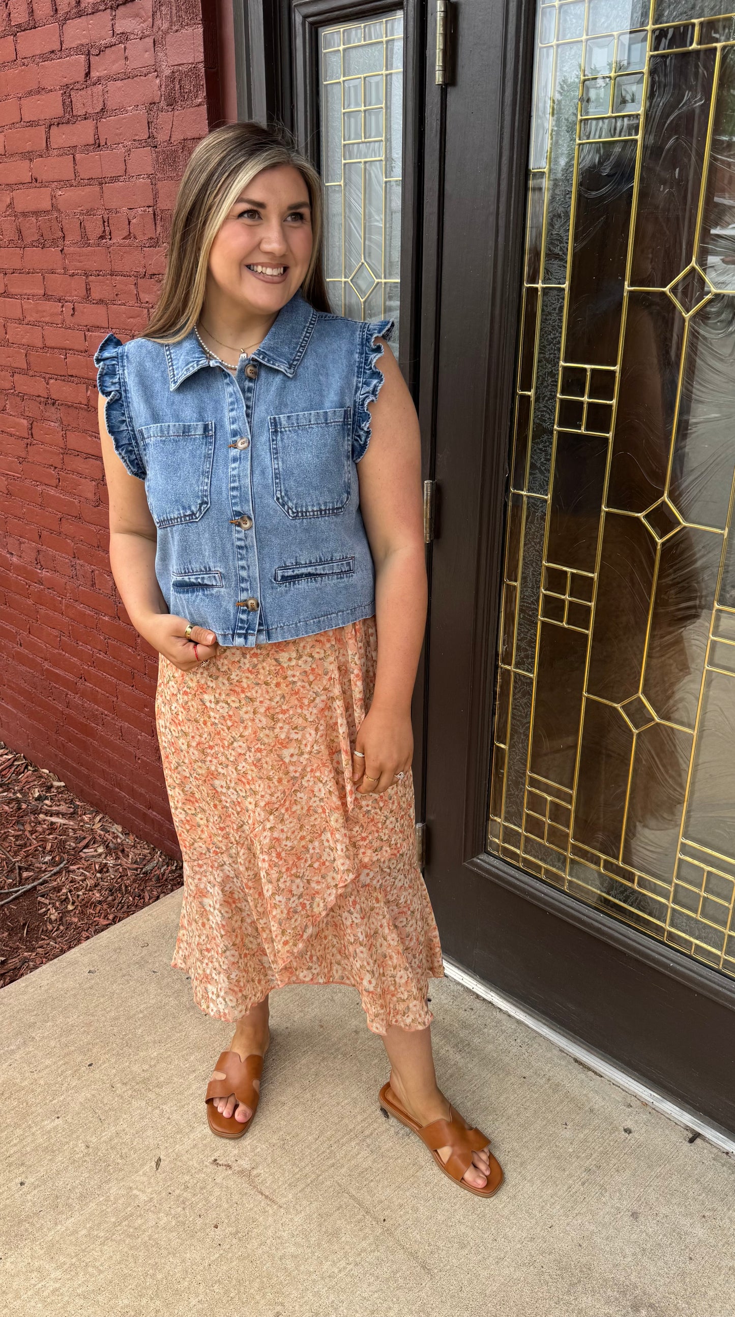 Gilli Ruffle Vest