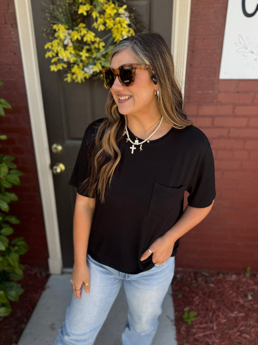 Rayon Pocket Tee