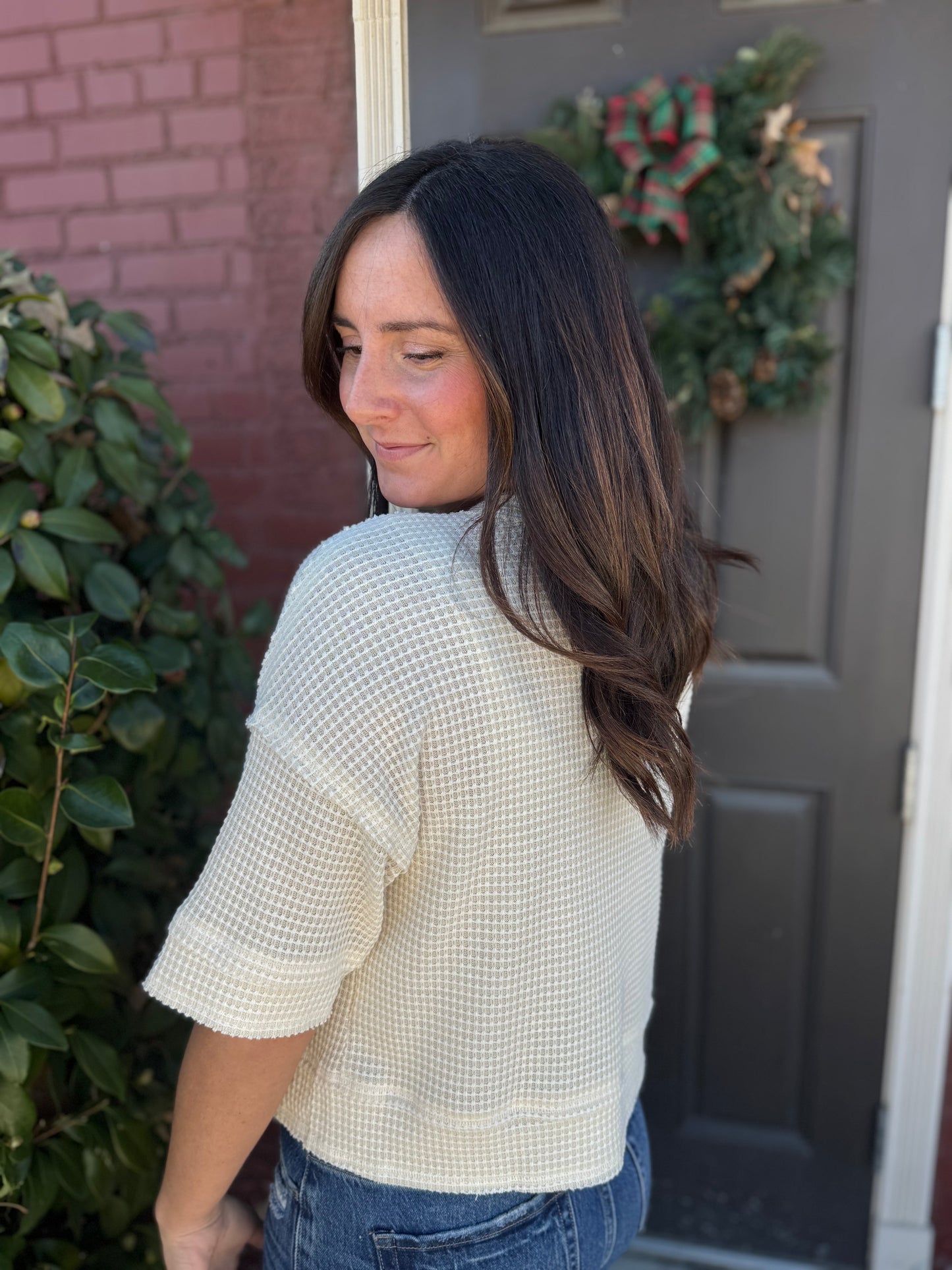 Wescott Waffle Cardi