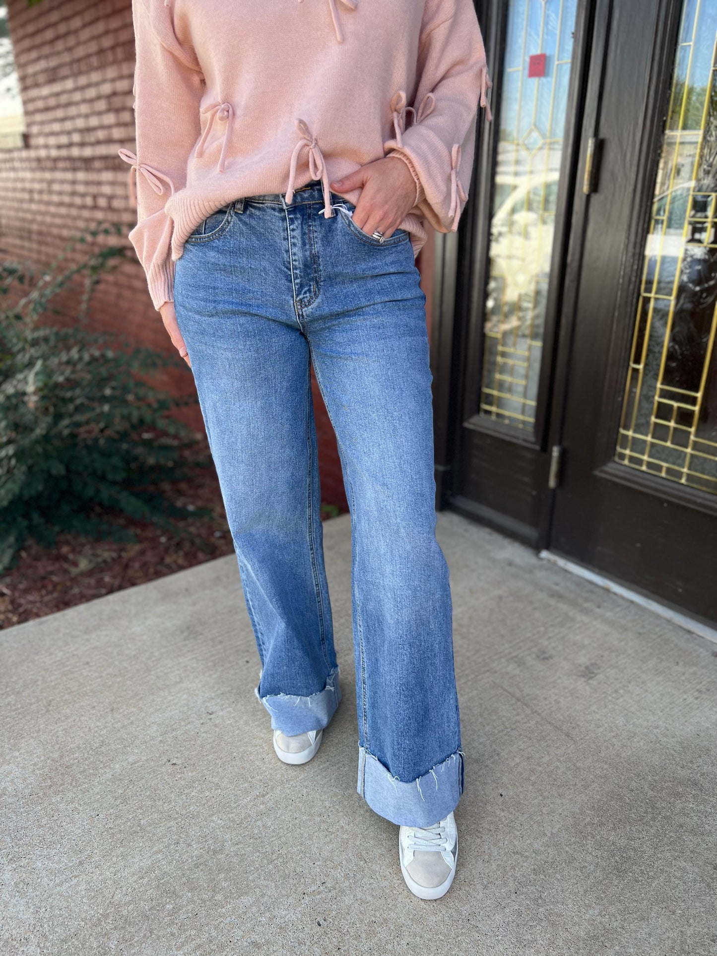 Indigo Cuffed Jeans