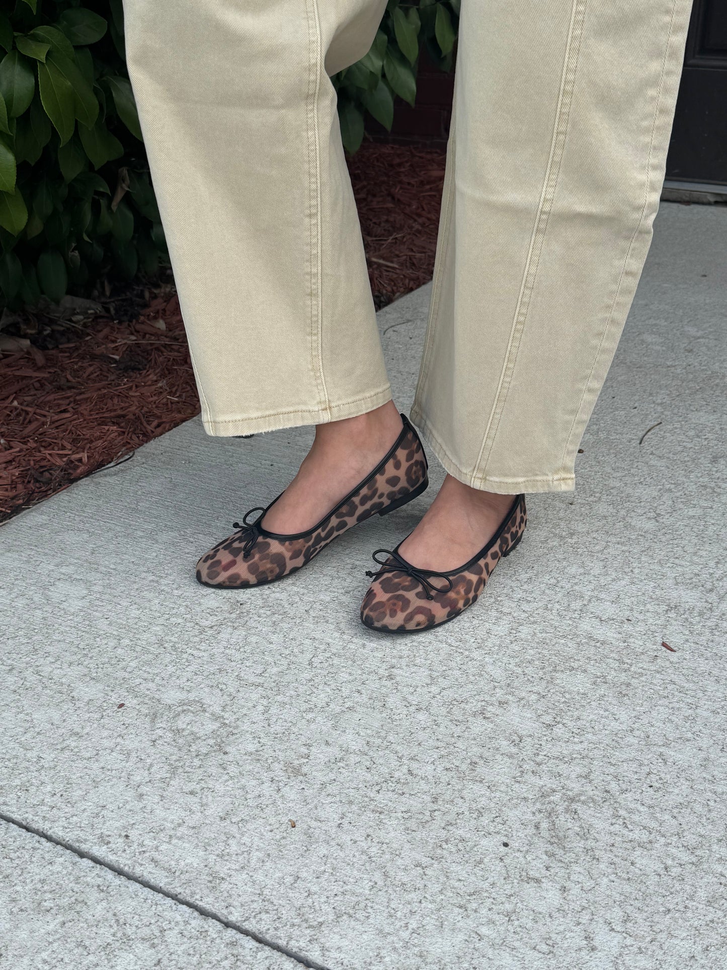 Tonya Leopard Flats