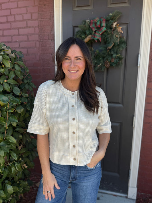 Wescott Waffle Cardi