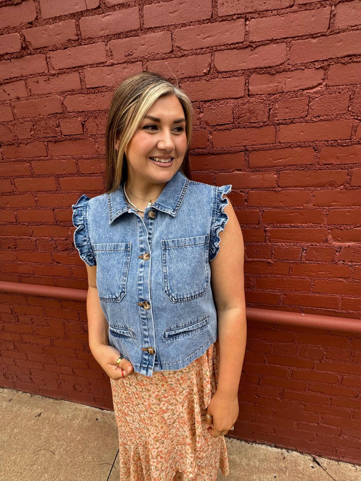 Gilli Ruffle Vest