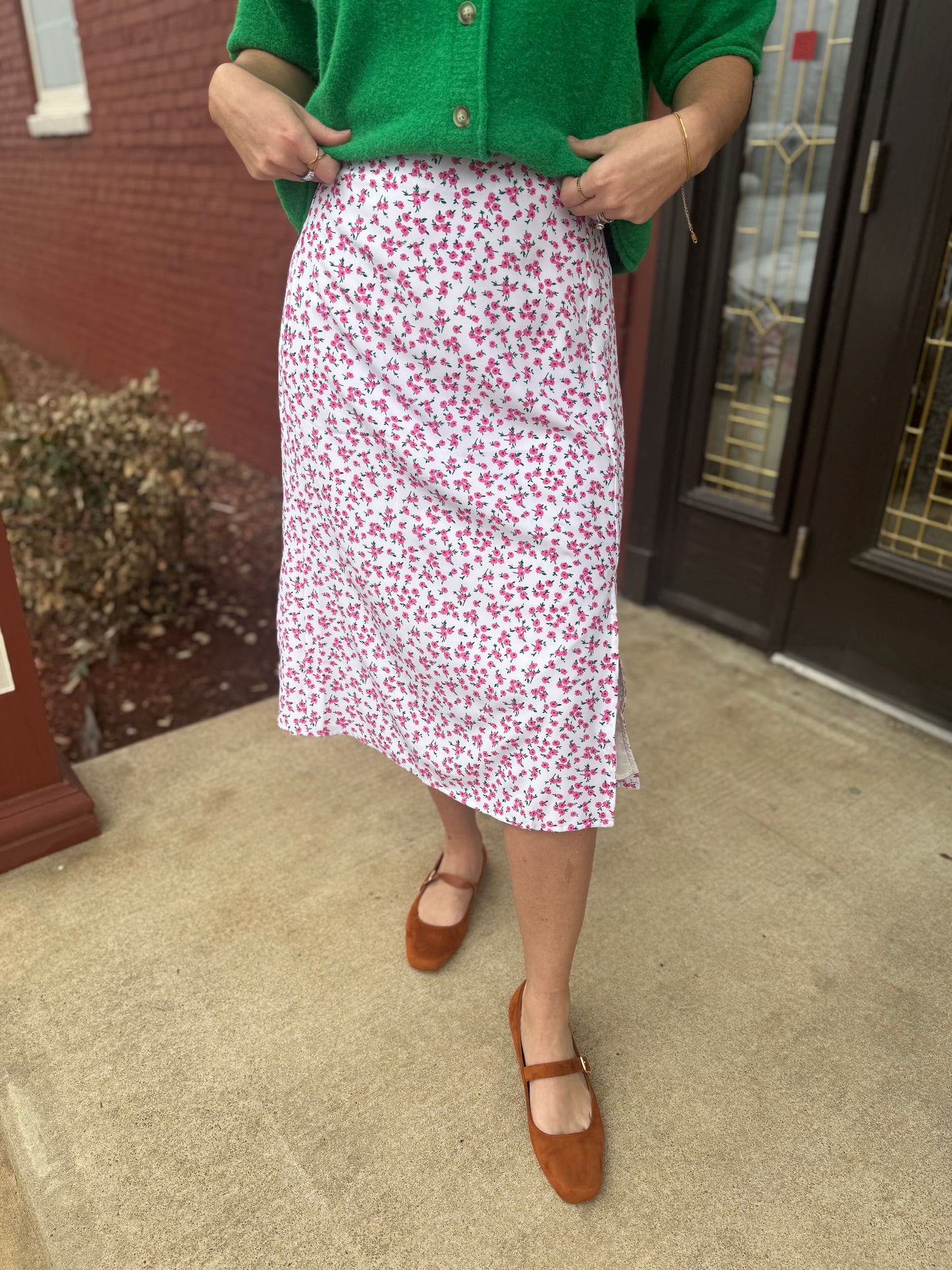 Carnation Craze Skirt