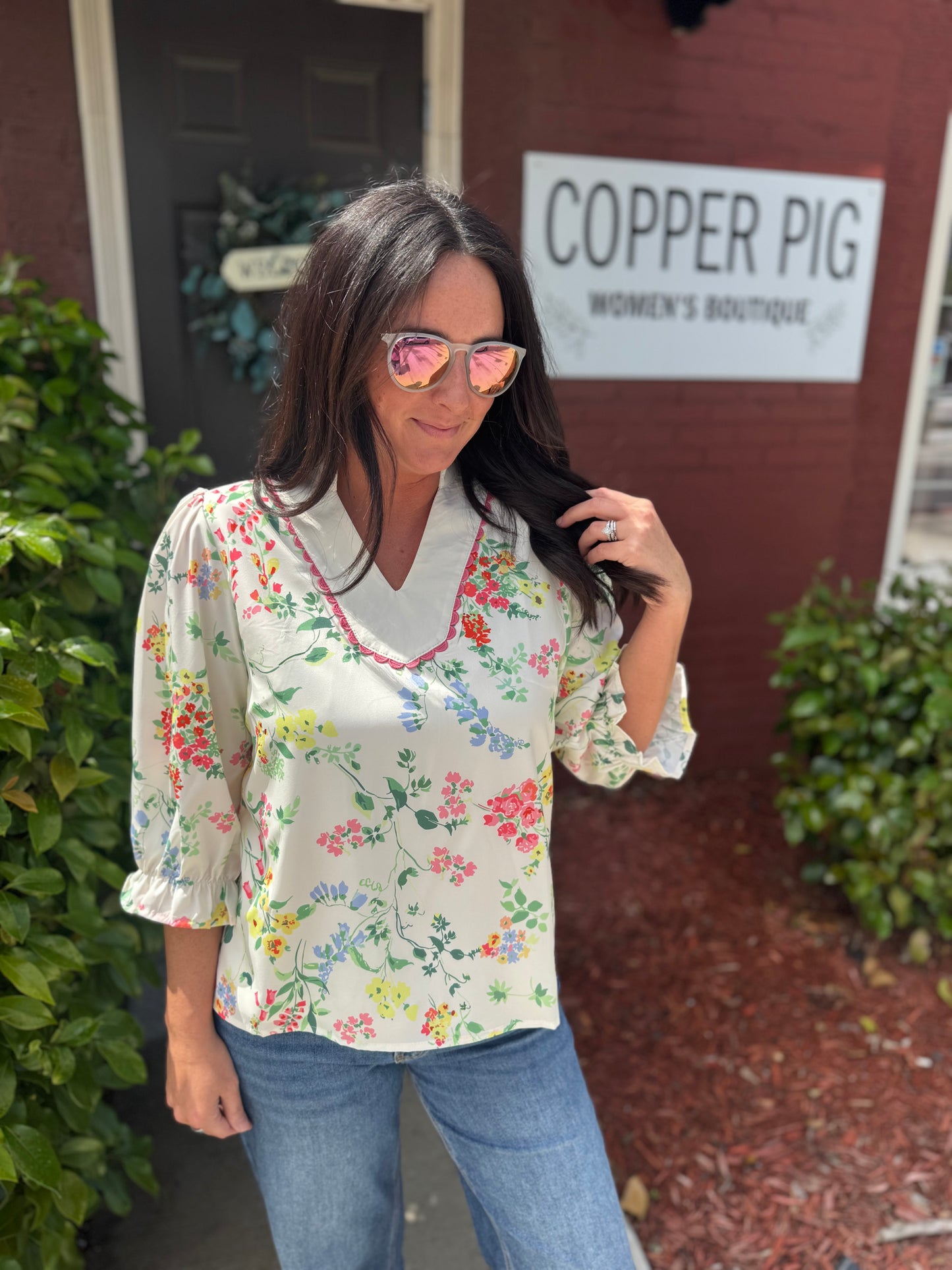 Brielle Floral Blouse