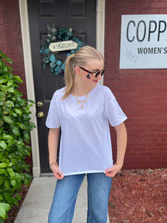 Cotton Boxy Tee