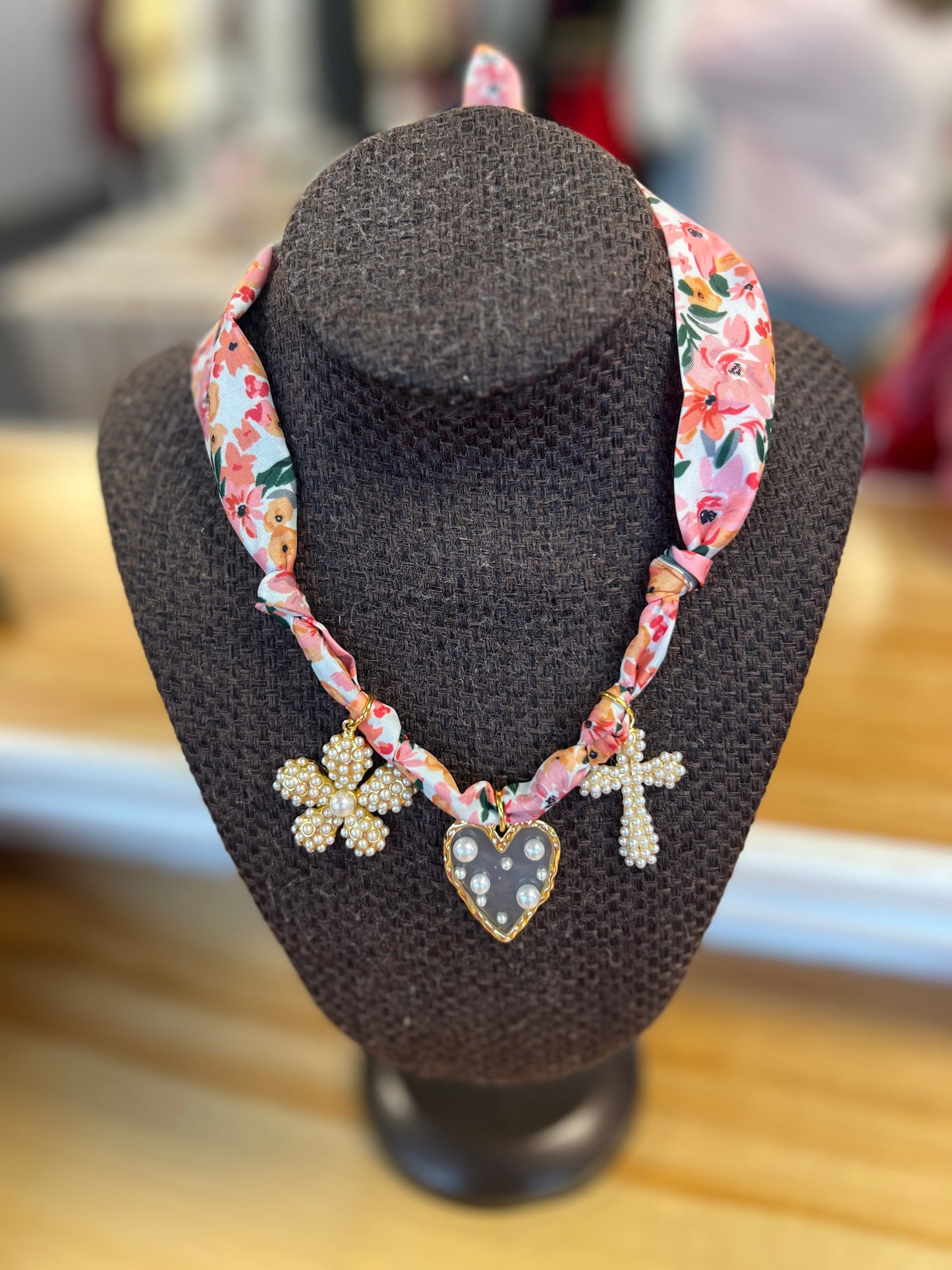 Bouquet Charm Necklace