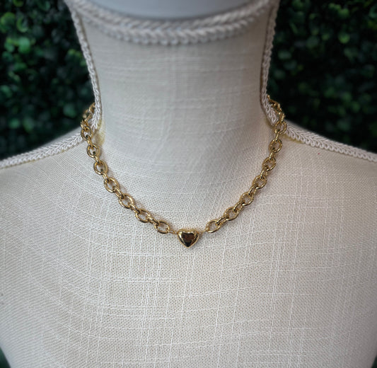 Heart Charm Chain