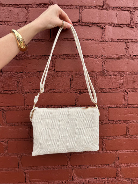 Izzy Checker Crossbody