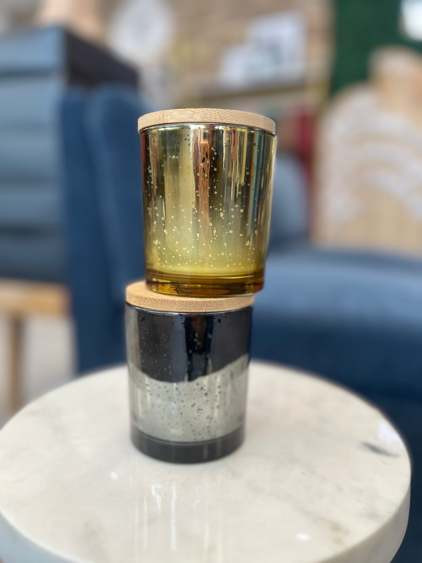 Mercury Glass Candles