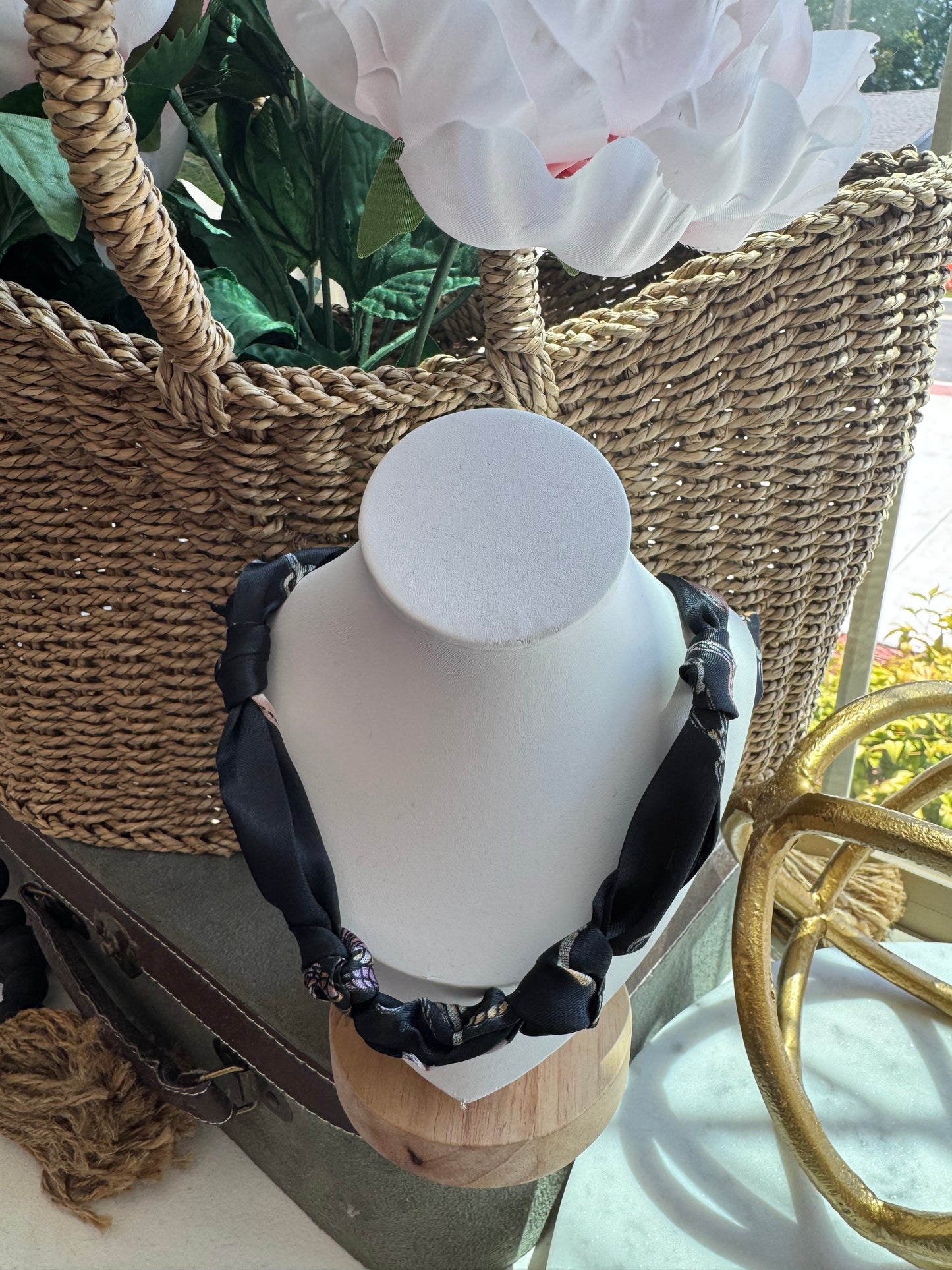 Blank Scarf Necklace