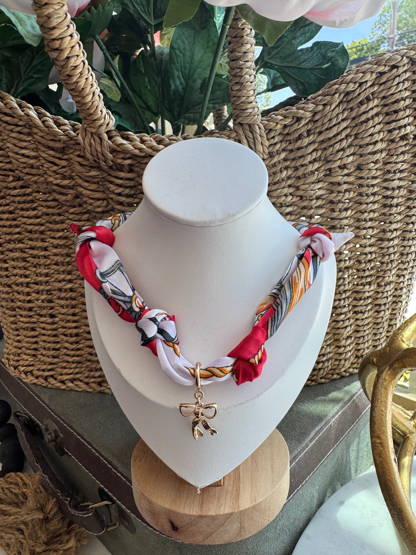 Scarf Charm Necklace