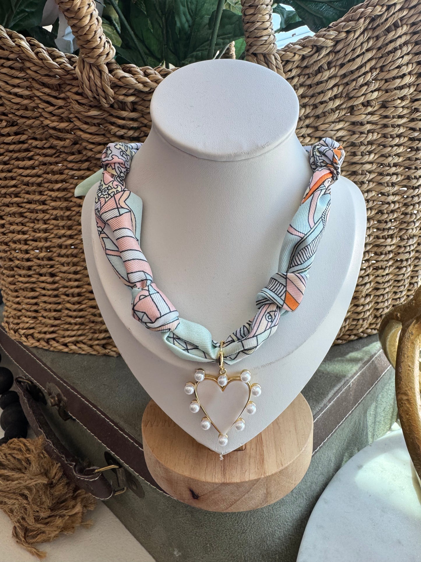 Scarf Charm Necklace