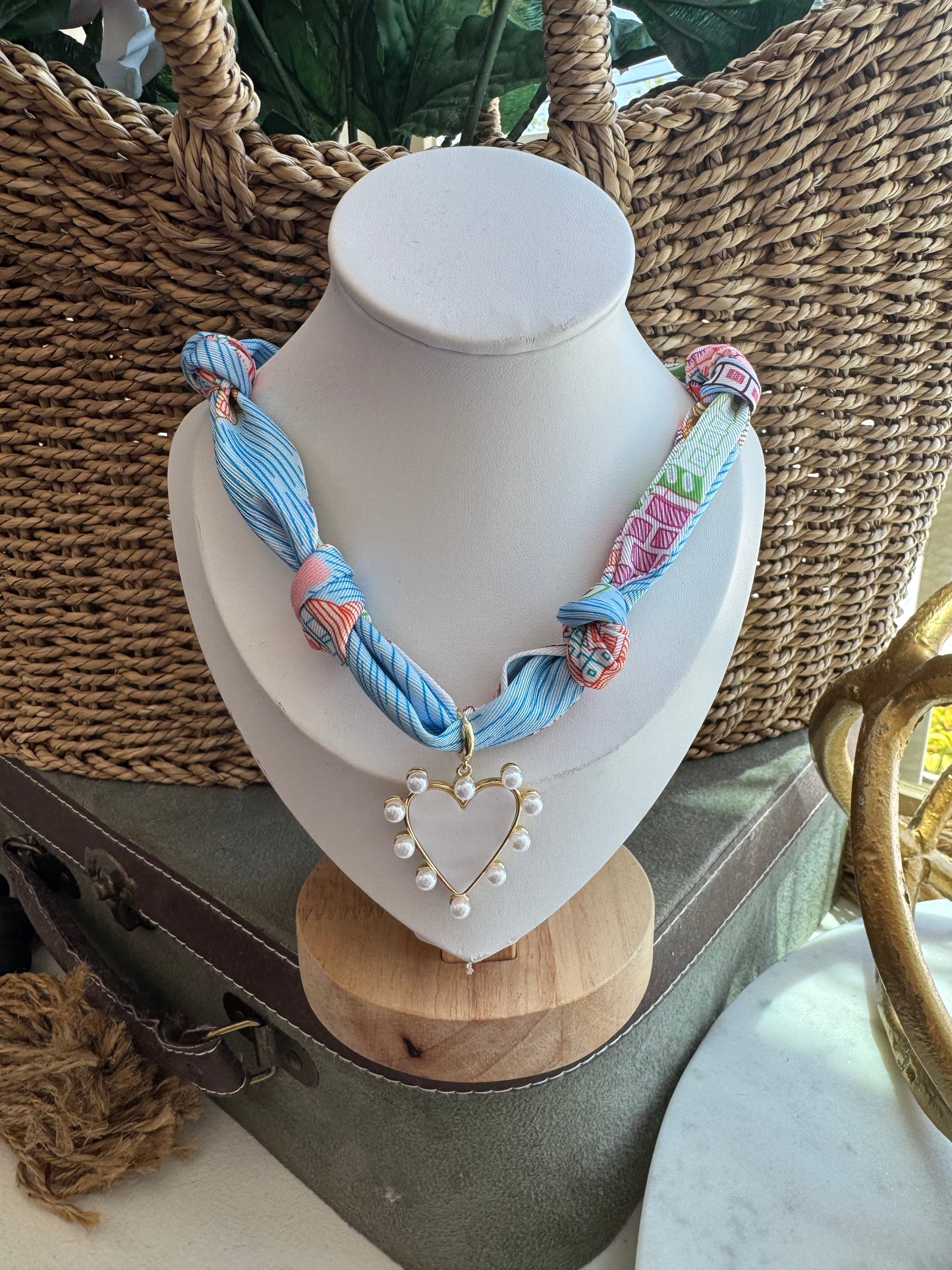 Scarf Charm Necklace