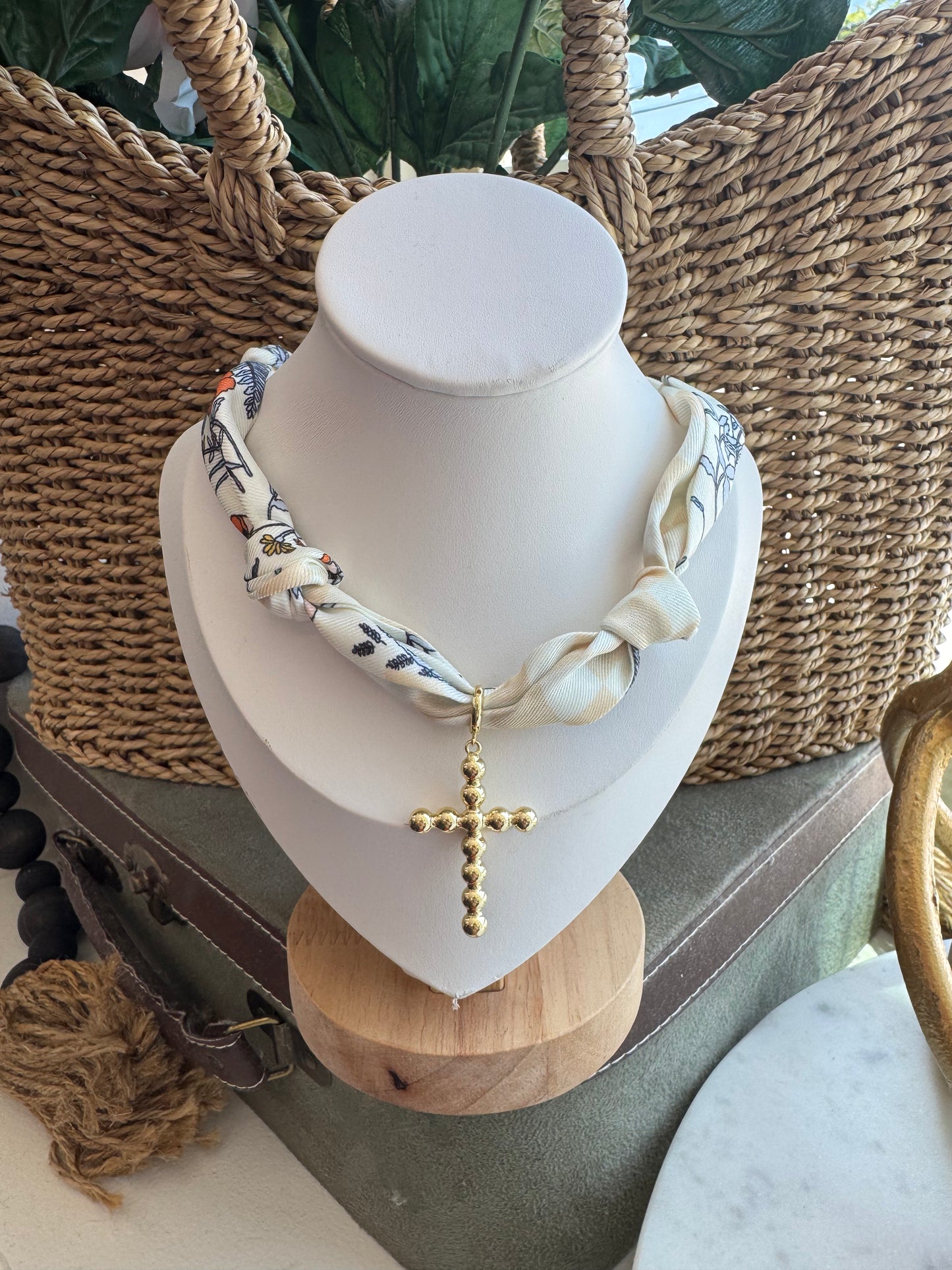 Scarf Charm Necklace