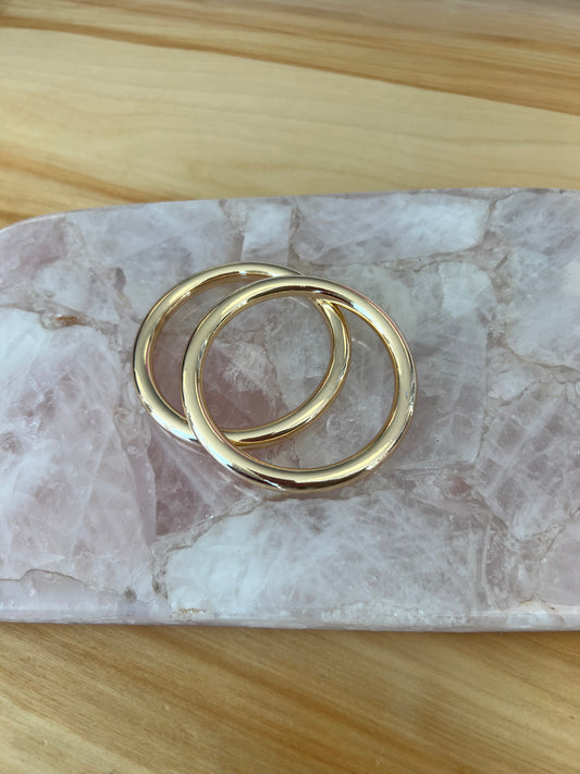 Set Of 2 Gold Bangles