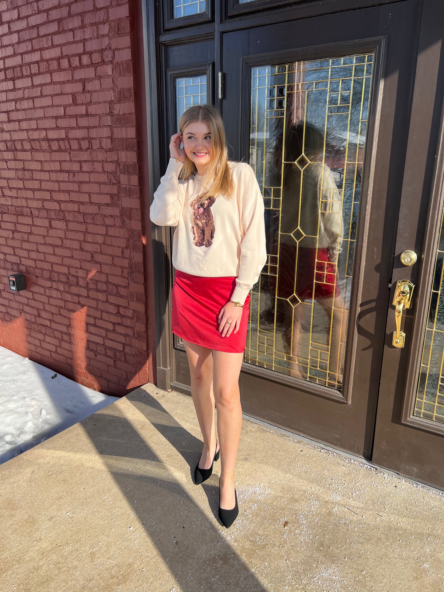 Rouge Mini Skirt
