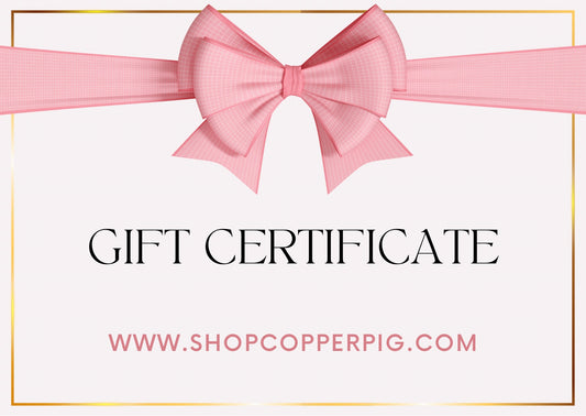 Copper Pig Gift Card