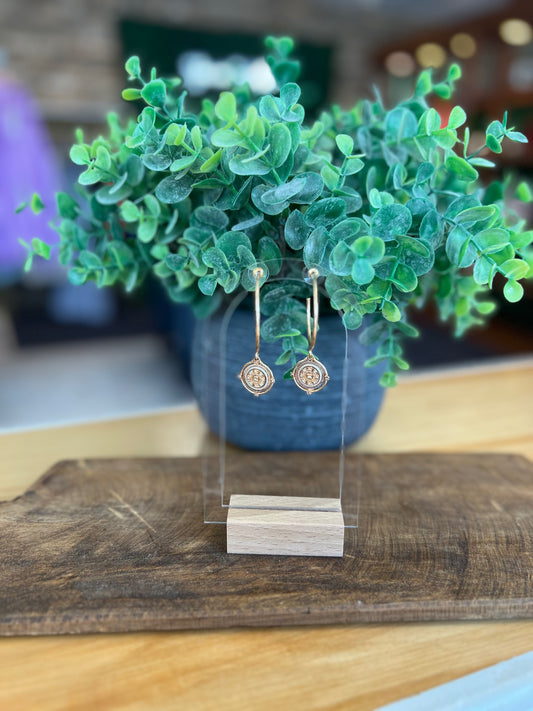 Two Tone Coin Hoop