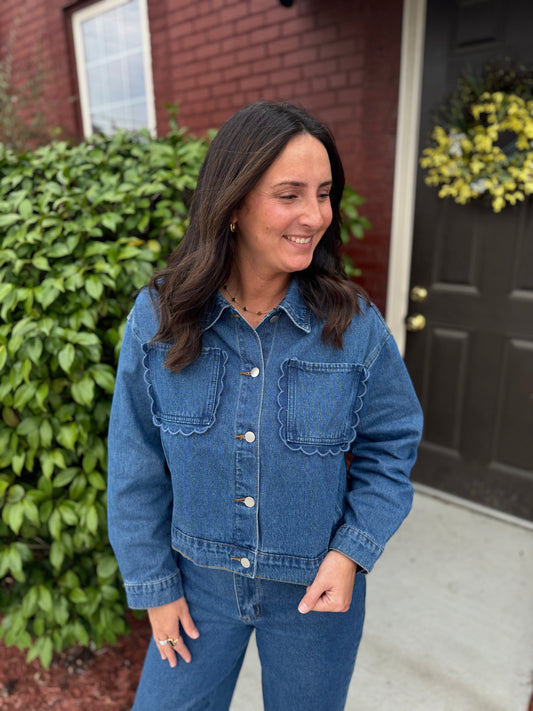 Scallop Pocket Jacket