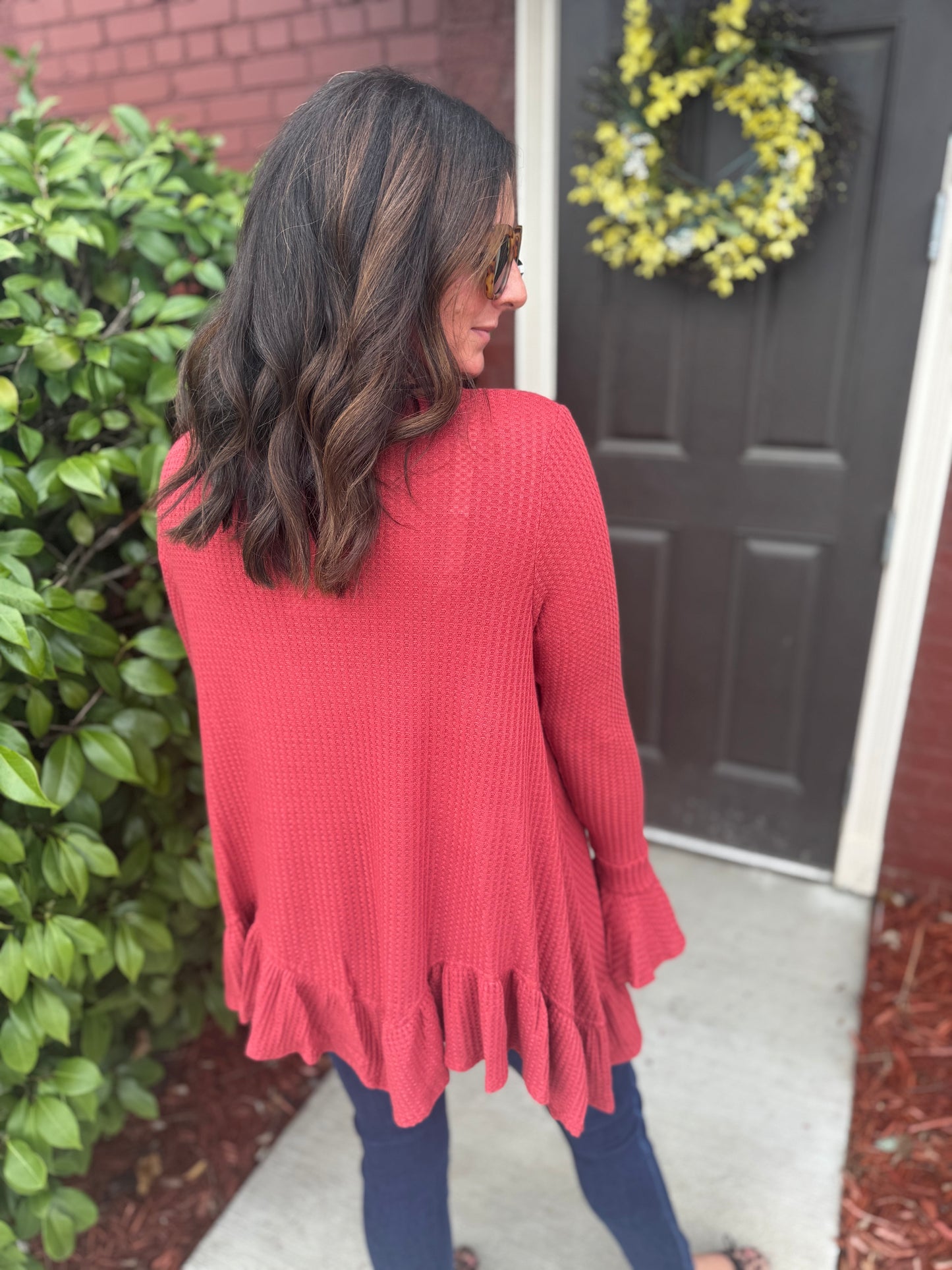 Savannah Waffle Flare Top