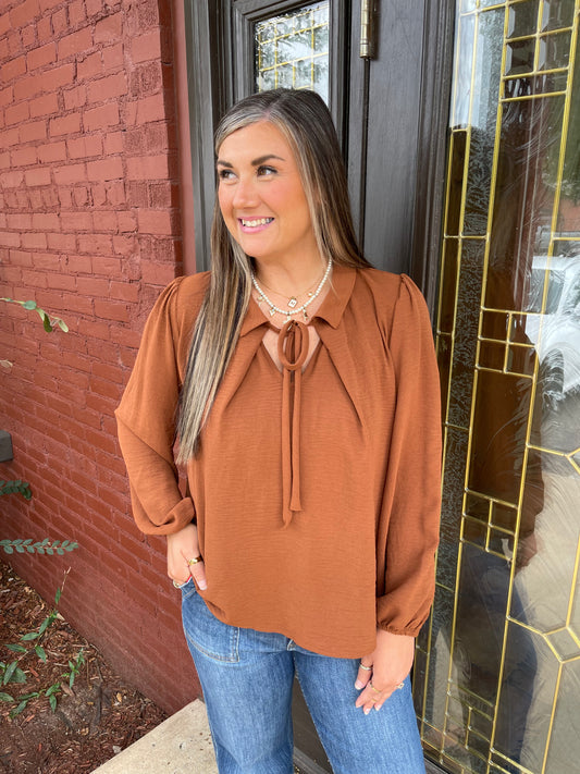 Caramel Drizzle Top