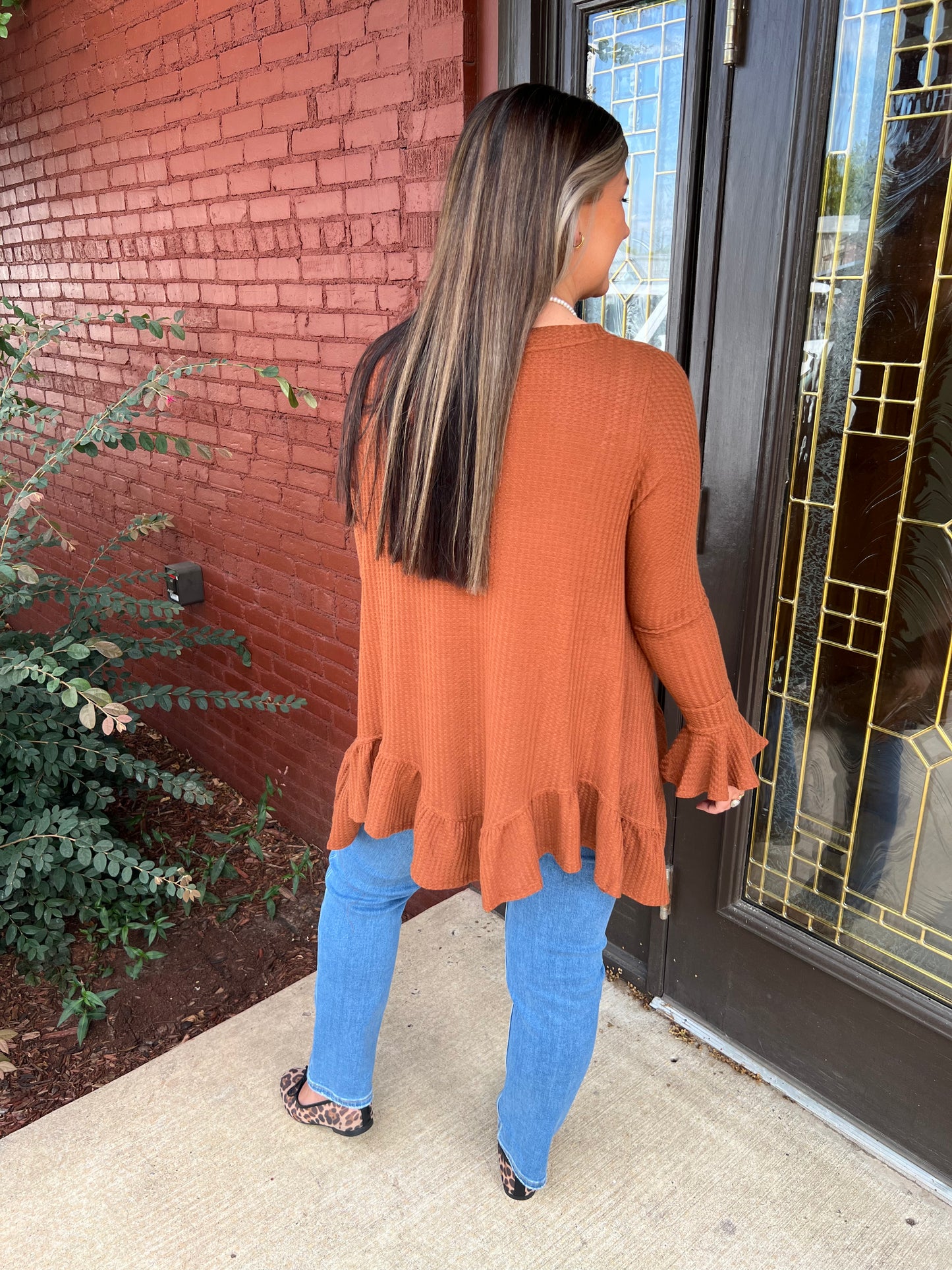 Savannah Waffle Flare Top