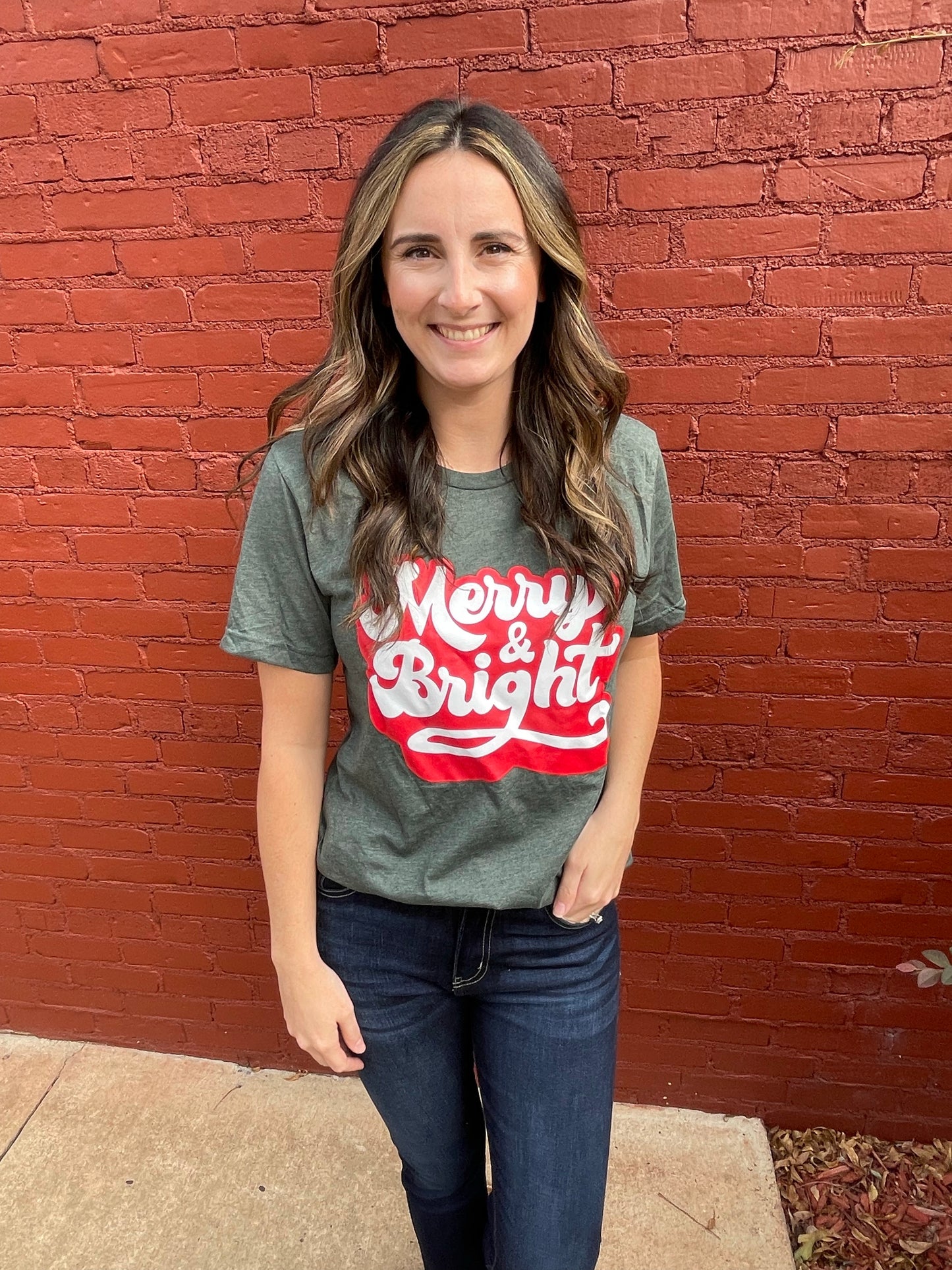 Extended Merry and Bright Tee