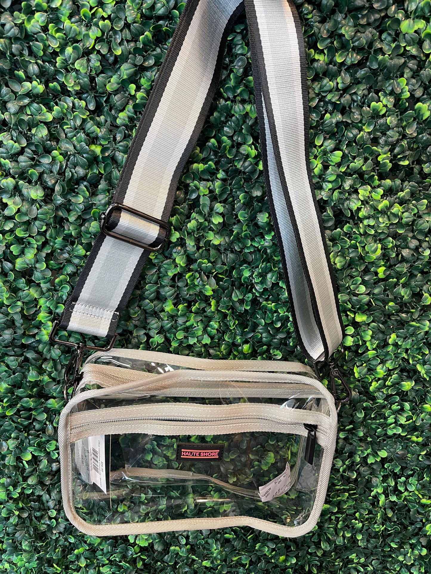 Clear Vinyl Drew Crossbody